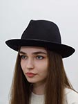 Шляпа STETSON арт. 2198209 FEDORA FURFELT (синий)